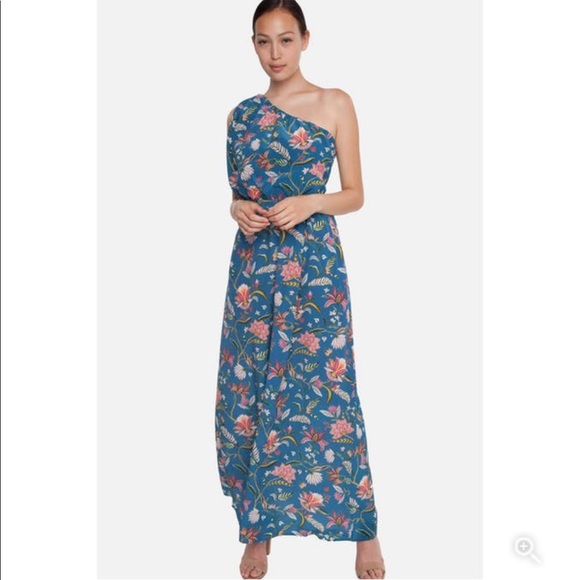 NEW • Tucker • One Shoulder Maxi Dress Floral - Picture 5 of 8
